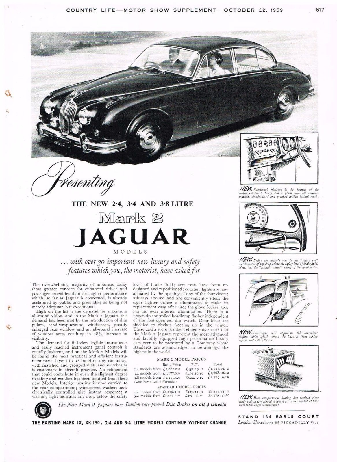 1959 British Car Advertisements